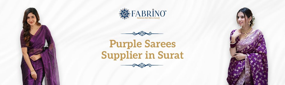 Purple Sarees in Surat